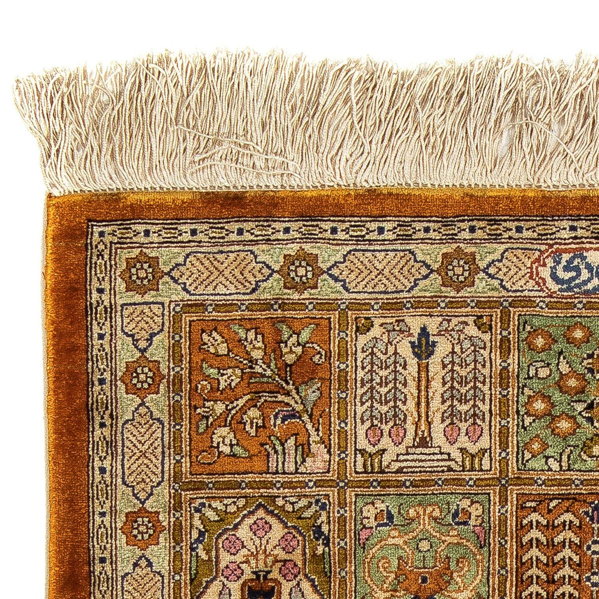 Qom Tæppe 55x76cm - Persisk tæppe