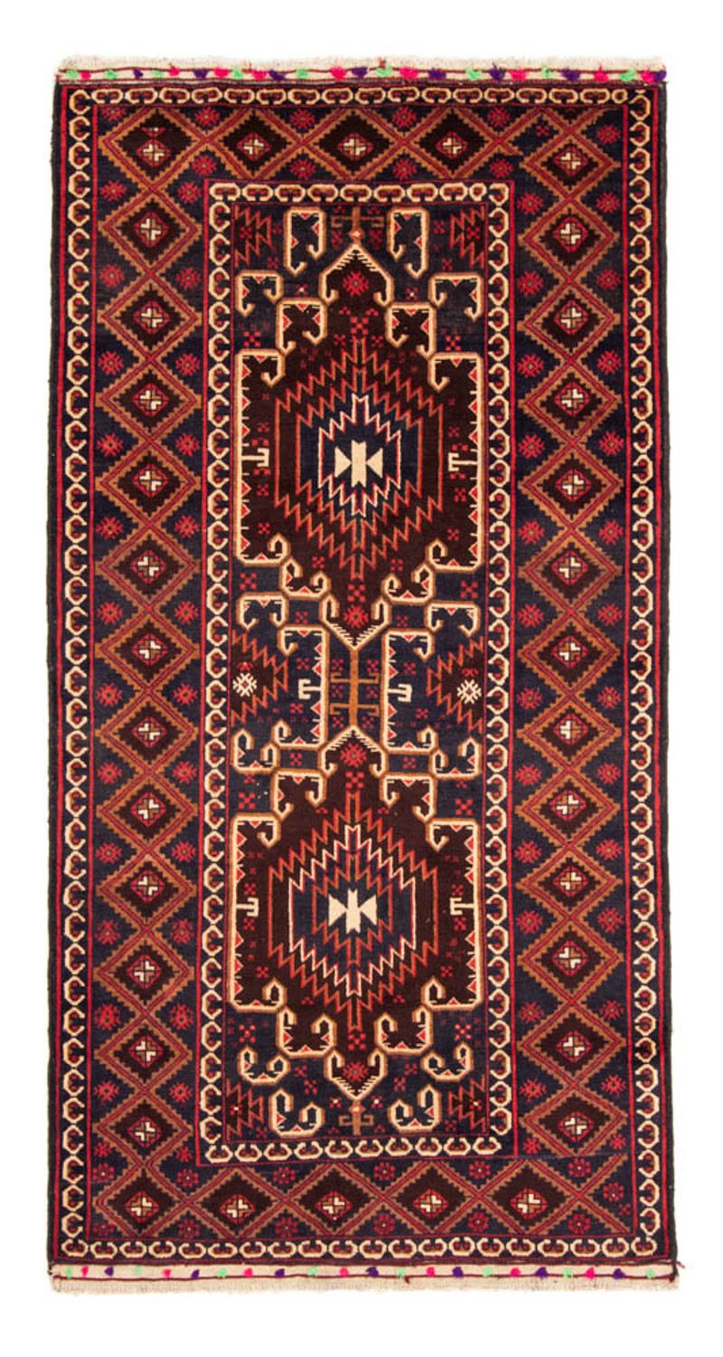 Løber Baluch-tæppe - 212 x 109 cm - rust