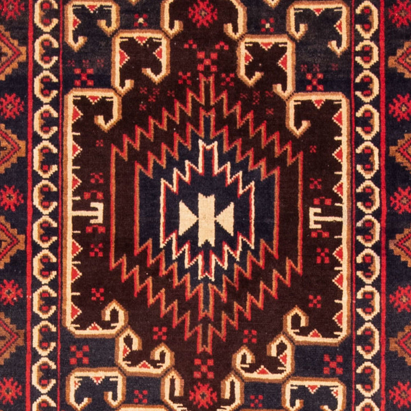 Løber Baluch-tæppe - 212 x 109 cm - rust