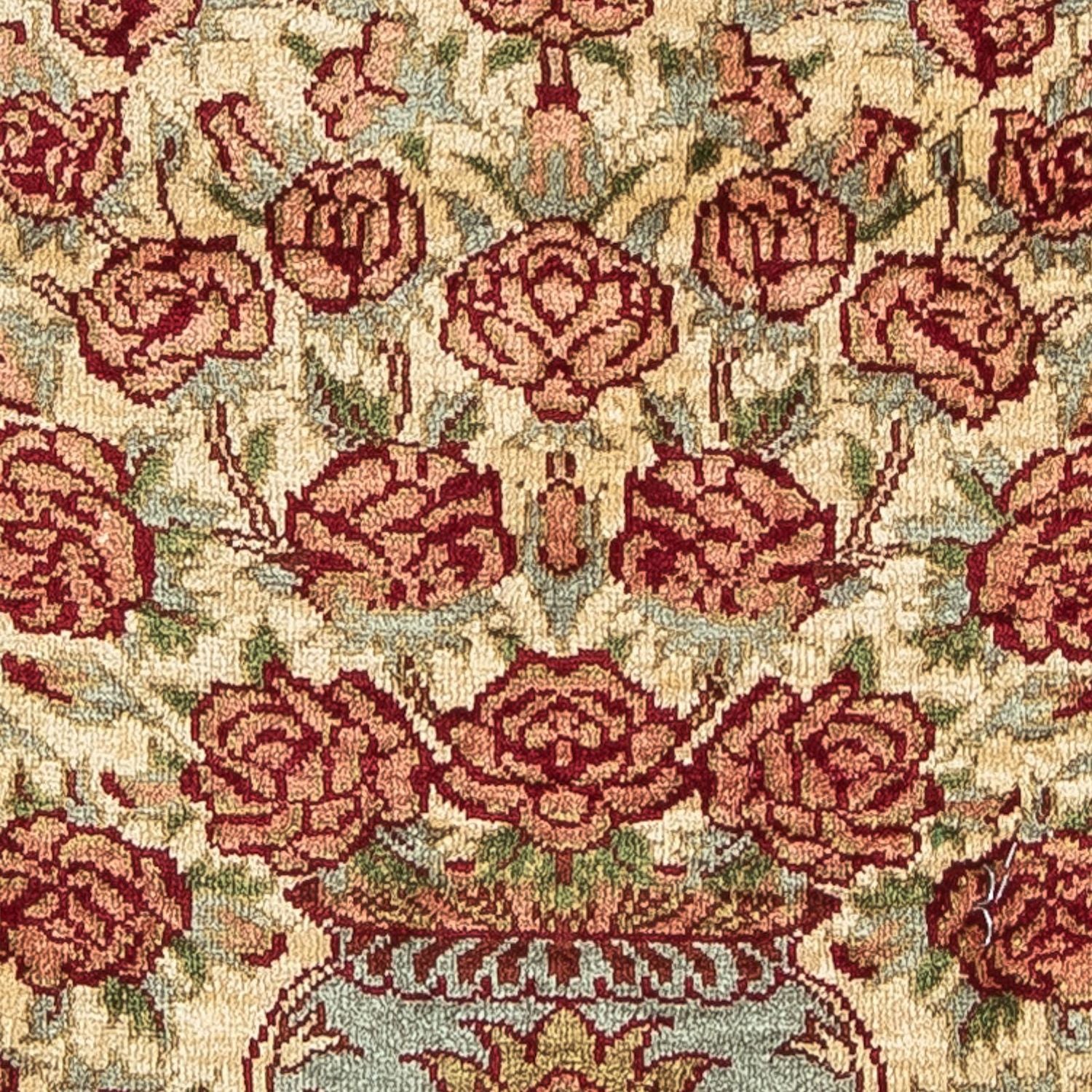 Silketæppe - Ghom Silk - Premium - 41 x 31 cm - beige