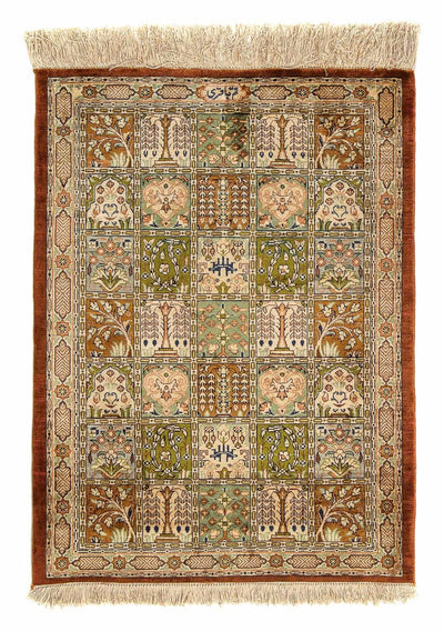 Qom Tæppe 56x75cm - Persisk tæppe