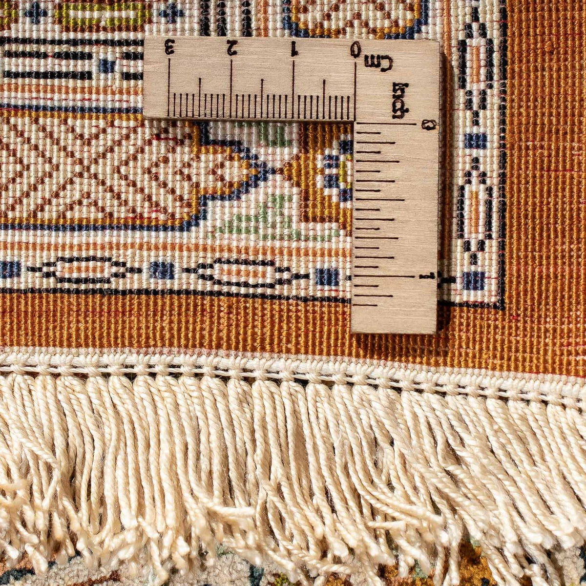 Persisk tæppe - Ghom - 75 x 56 cm - flerfarvet