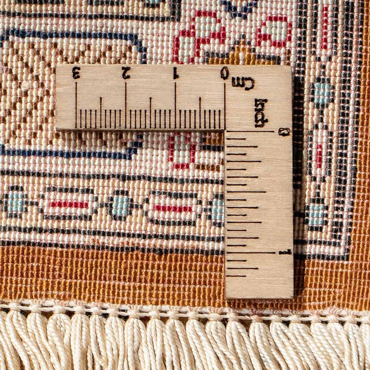 Persisk tæppe - Ghom - 75 x 55 cm - flerfarvet