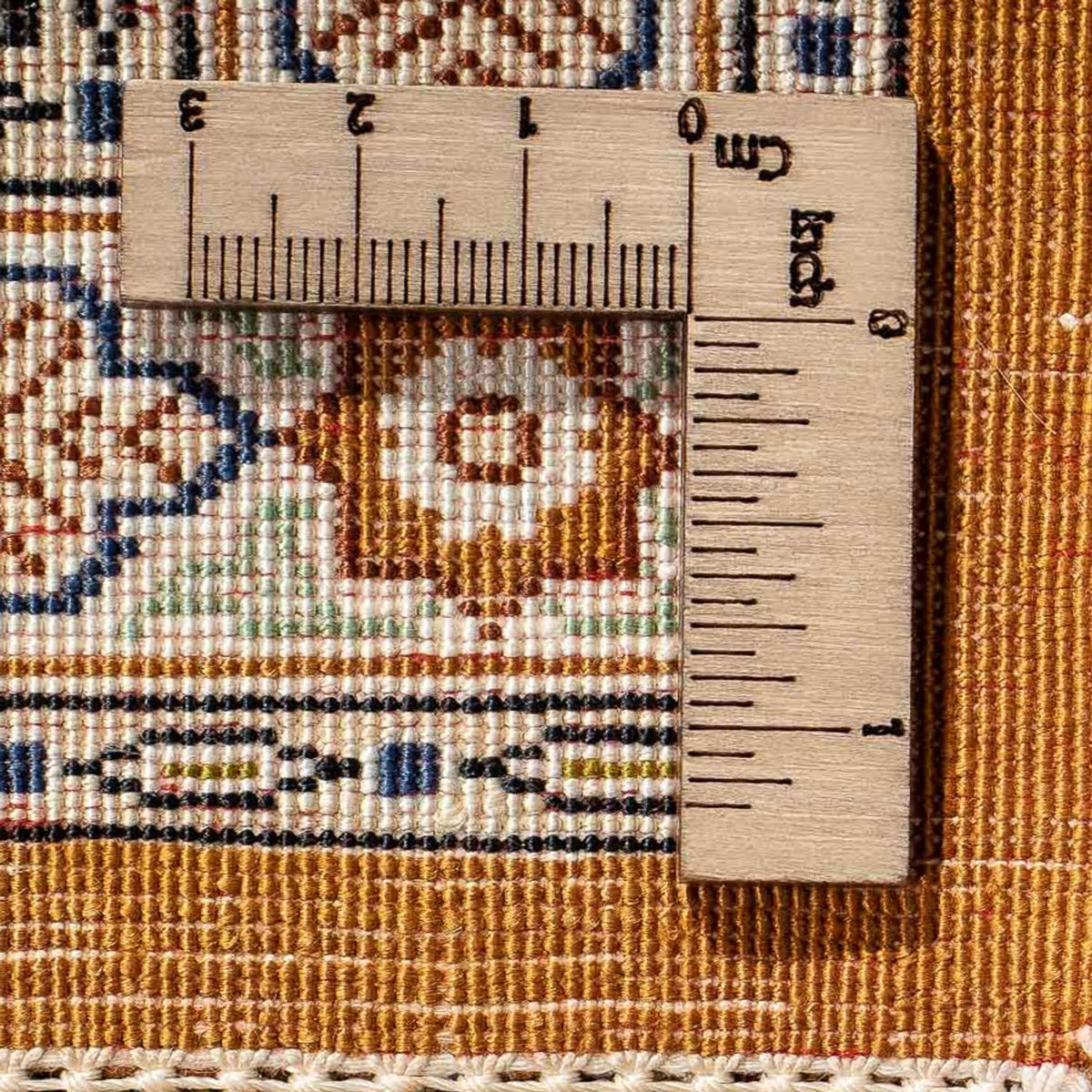 Persisk tæppe - Ghom - 71 x 57 cm - flerfarvet