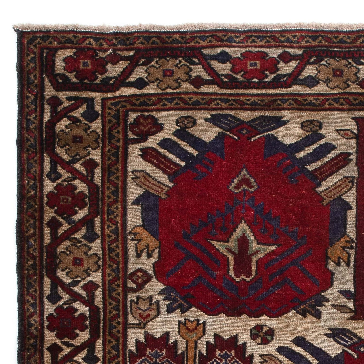 Baluch-tæppe 137x130cm - Orientalsk tæppe