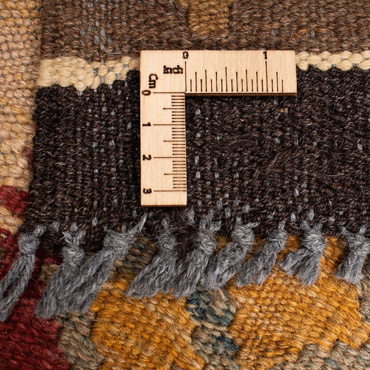 Kelim Carpet - Splash - 201 x 153 cm - flerfarvet