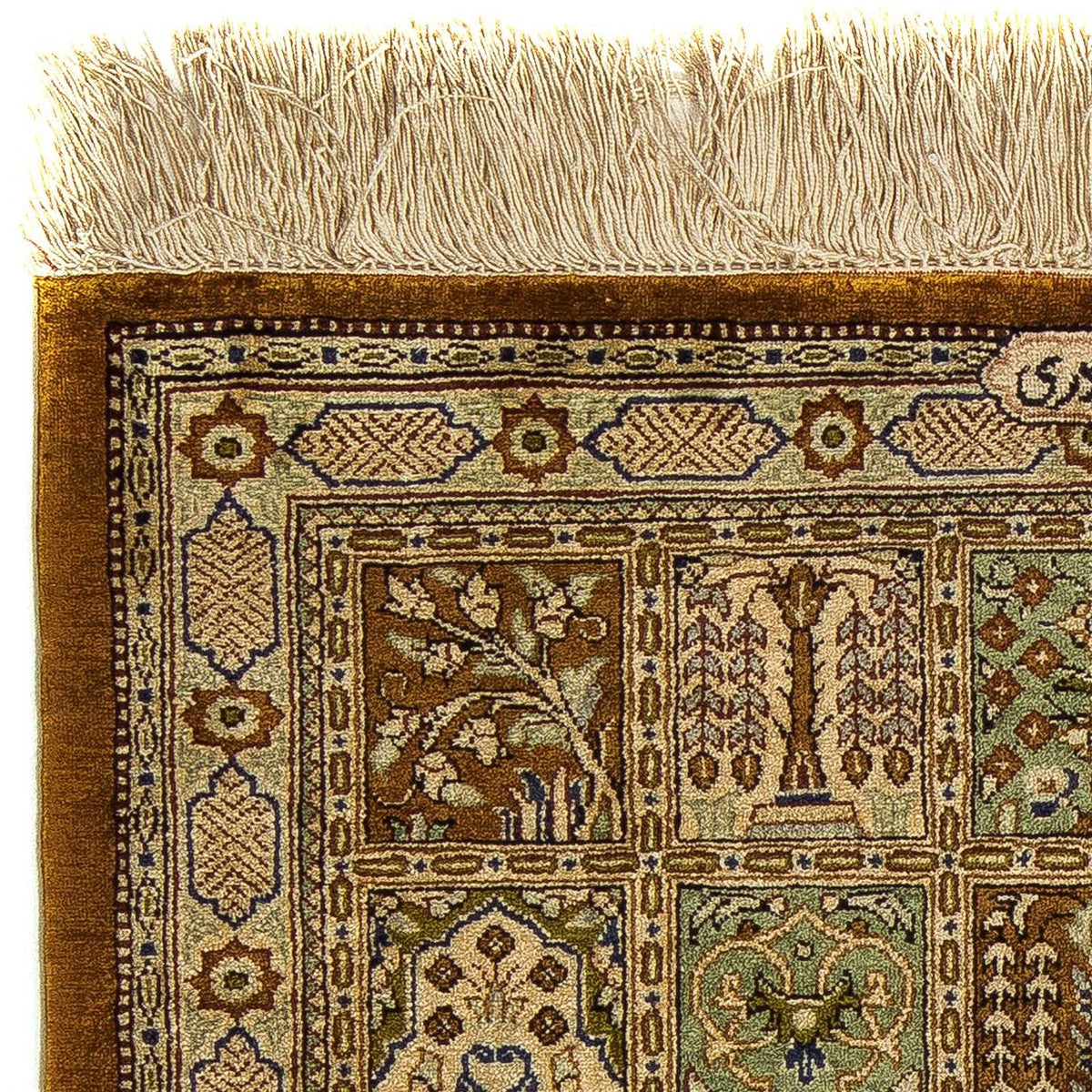Qom Tæppe 57x77cm - Persisk tæppe