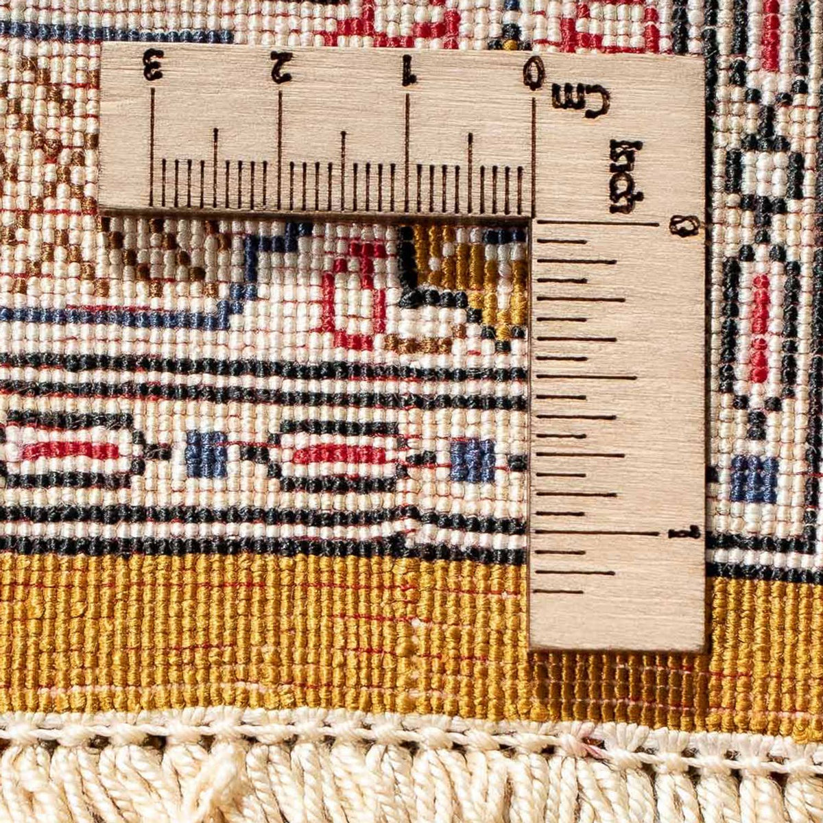 Persisk tæppe - Ghom - 73 x 54 cm - flerfarvet