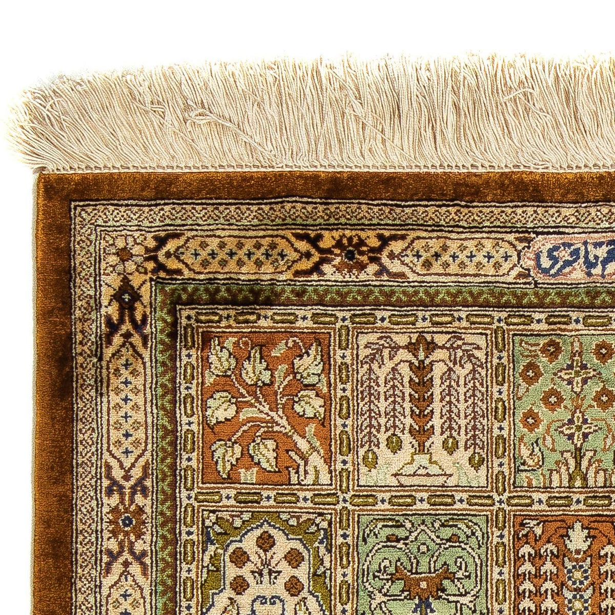 Qom Tæppe 55x77cm - Persisk tæppe