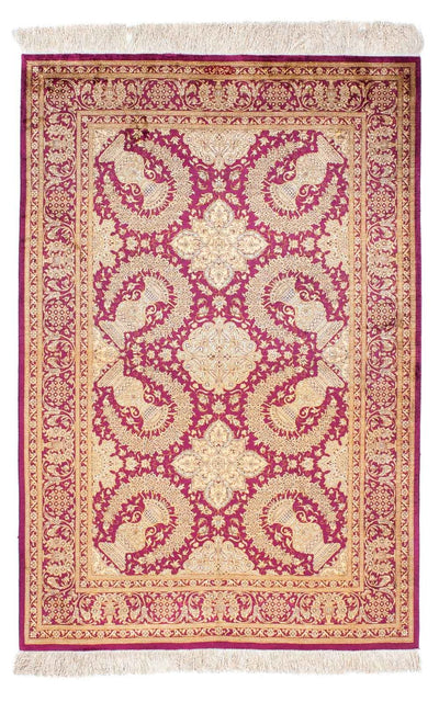 Qom Tæppe 98x148cm - Persisk tæppe