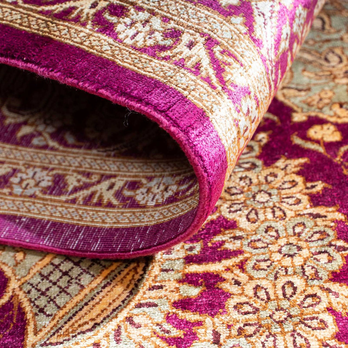 Persisk tæppe - Ghom - 148 x 98 cm - lilla