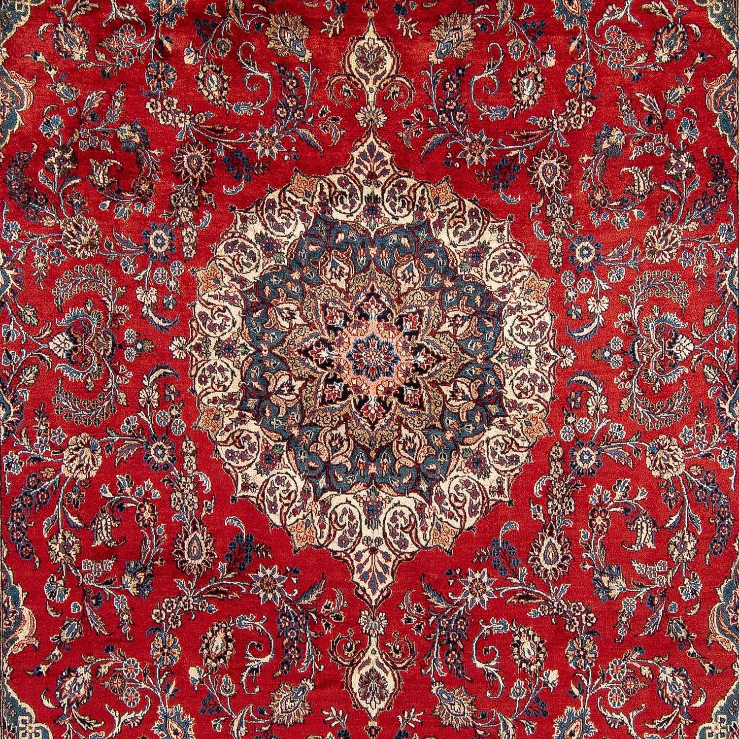 Persisk tæppe - Nomadisk - 379 x 264 cm - rød