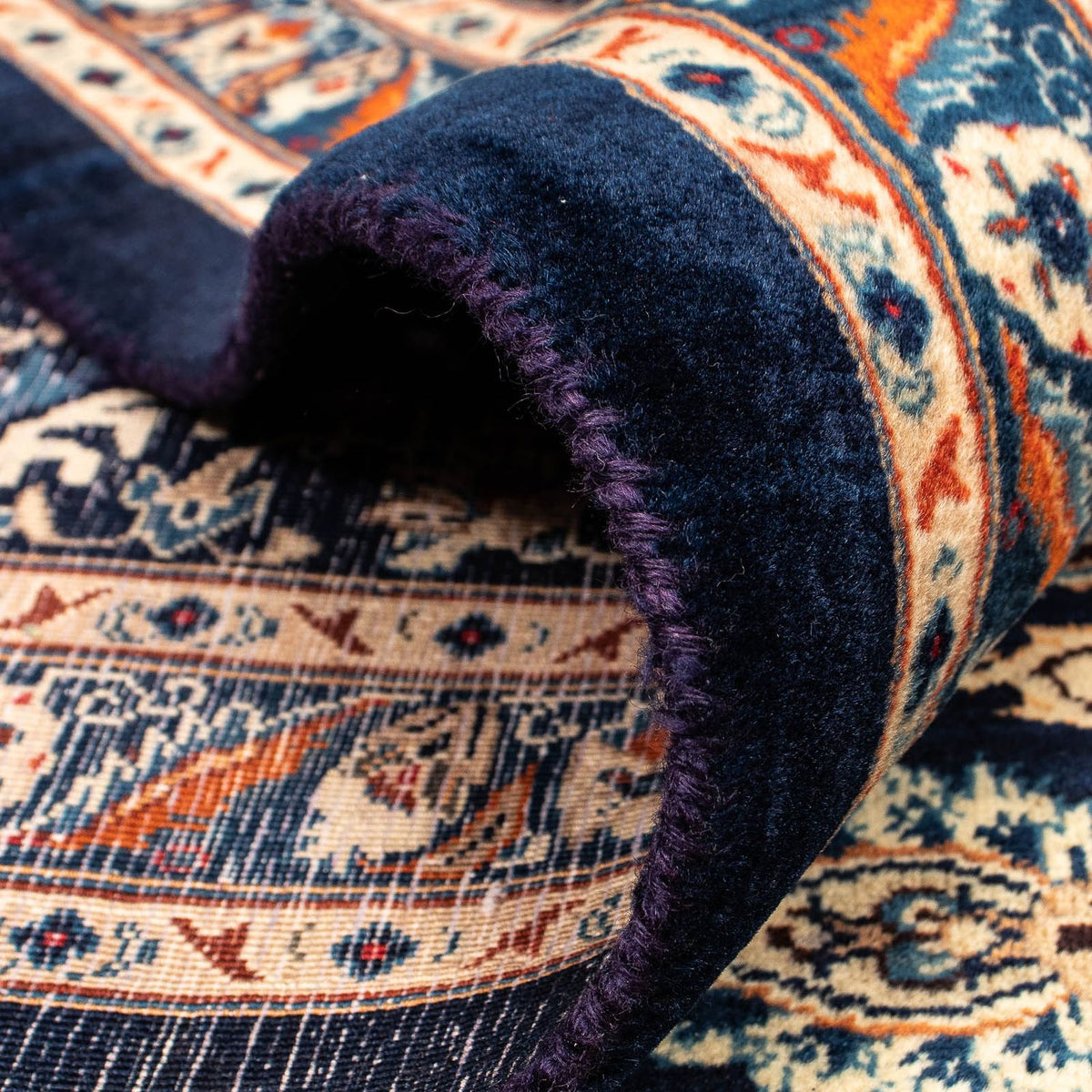 Persisk tæppe - Classic - 390 x 302 cm - mørkeblå