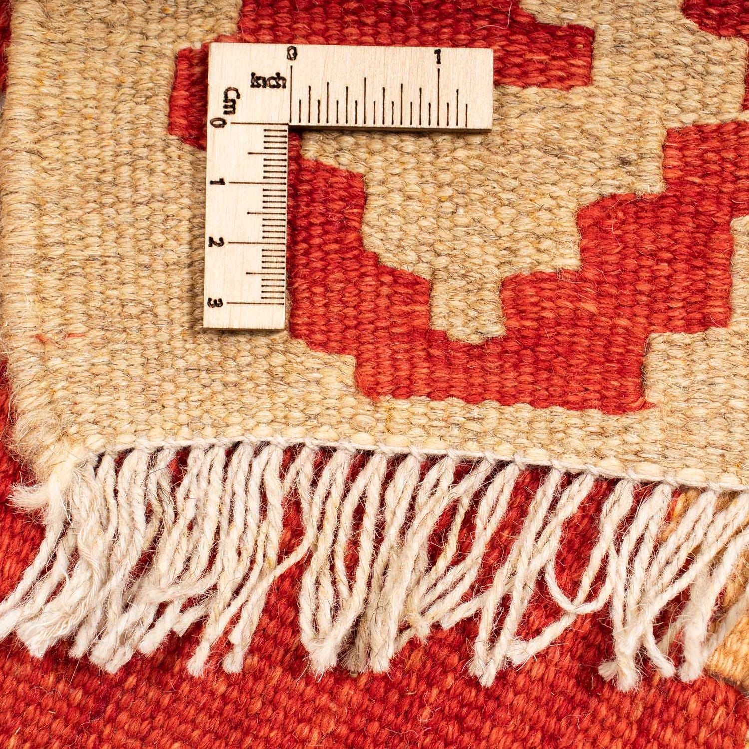Kelim-tæppe - orientalsk - 244 x 162 cm - flerfarvet