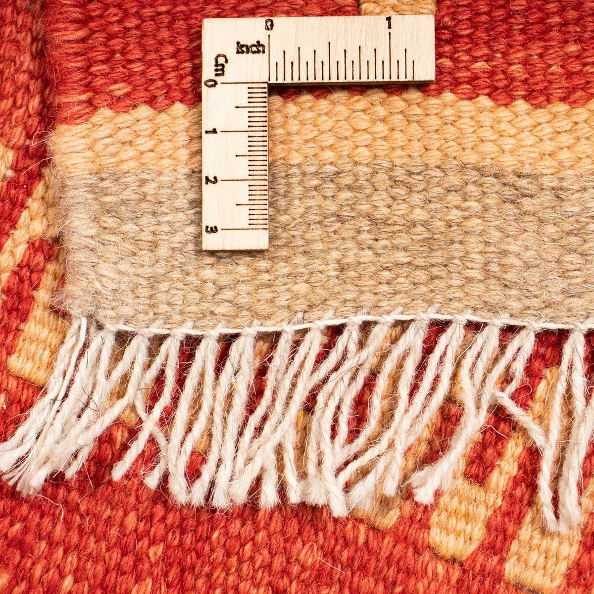 Kelim-tæppe - orientalsk - 245 x 174 cm - rød