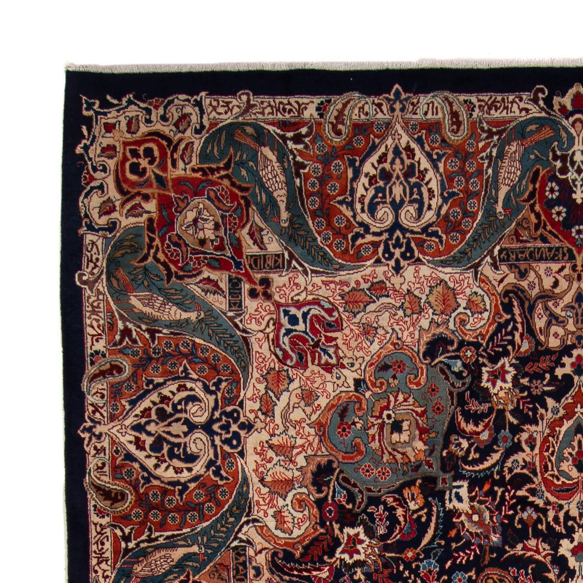 Persisk tæppe - Classic - 369 x 260 cm - mørkeblå