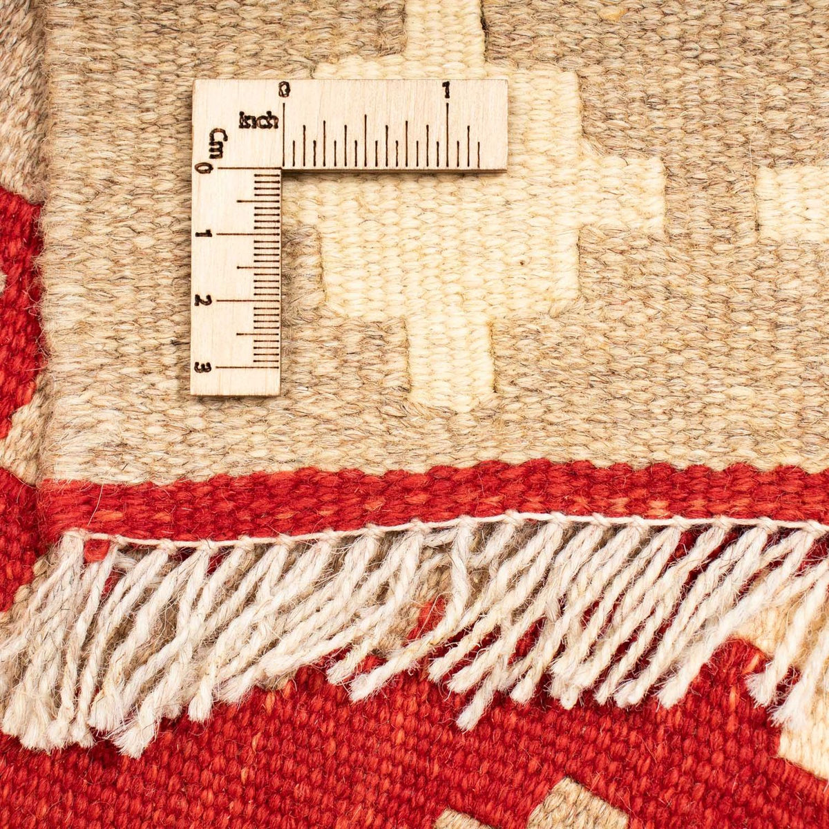 Kelim-tæppe - orientalsk - 216 x 153 cm - flerfarvet