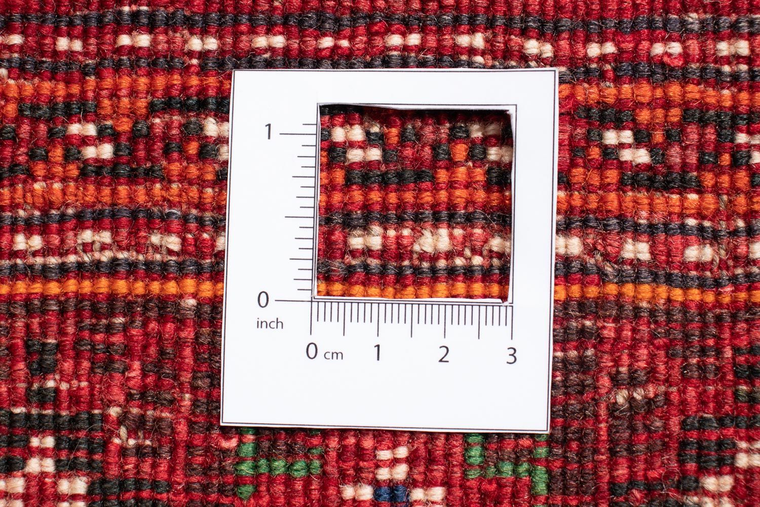 Persisk tæppe - Nomadisk - 277 x 181 cm - mørkerød