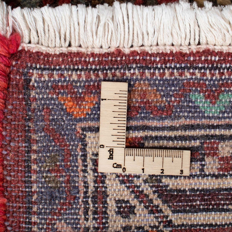 Persisk tæppe - Nomadisk - 116 x 77 cm - mørkerød
