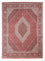 Persisk tæppe - Bijar - 318 x 251 cm - lysrød