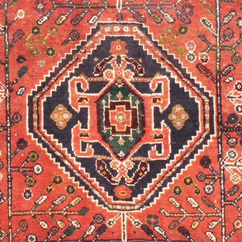 Persisk tæppe - Nomadisk - 136 x 92 cm - mørkerød