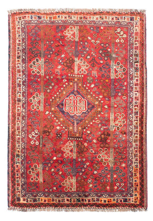 Persisk tæppe - Nomadisk - 162 x 110 cm - rød