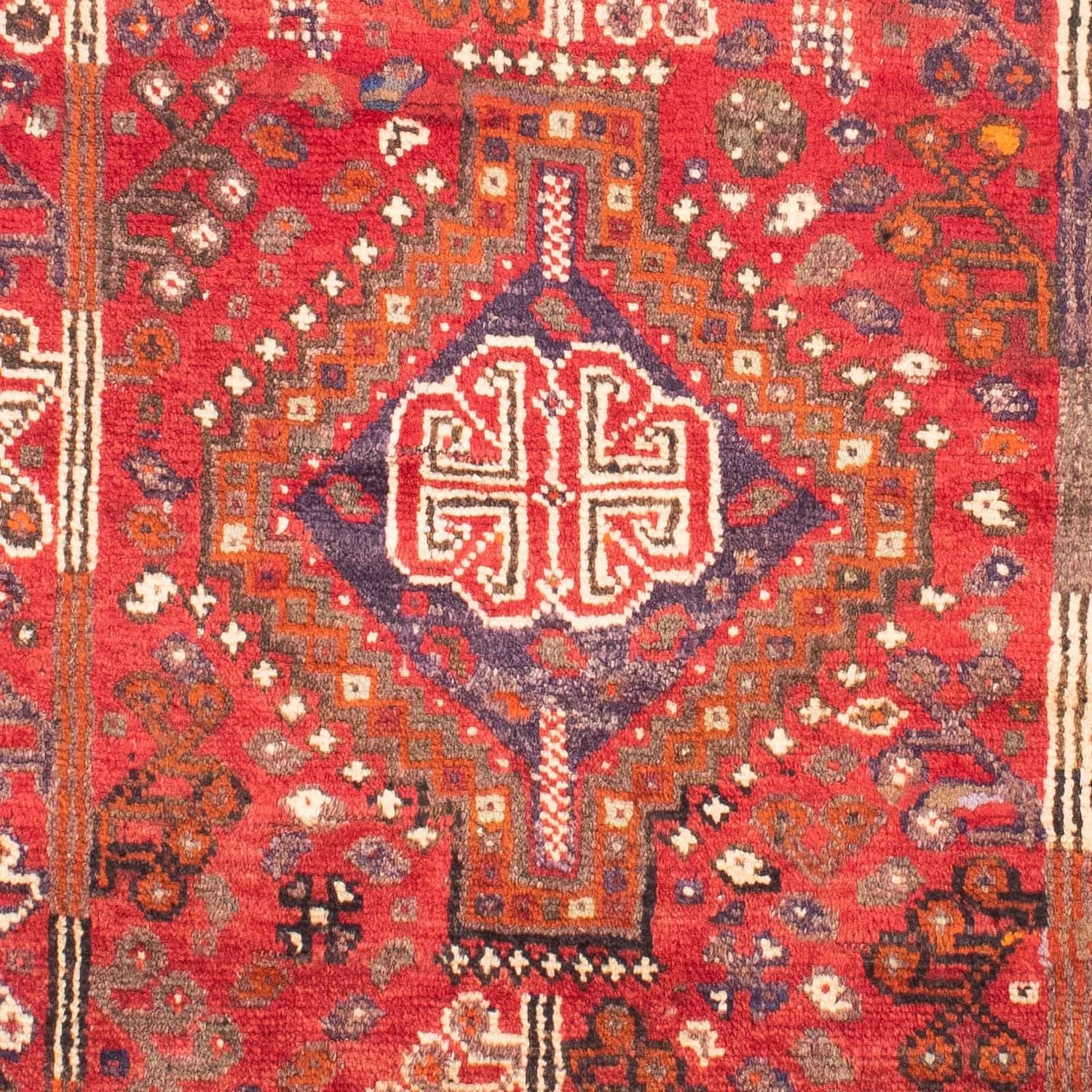 Persisk tæppe - Nomadisk - 162 x 110 cm - rød