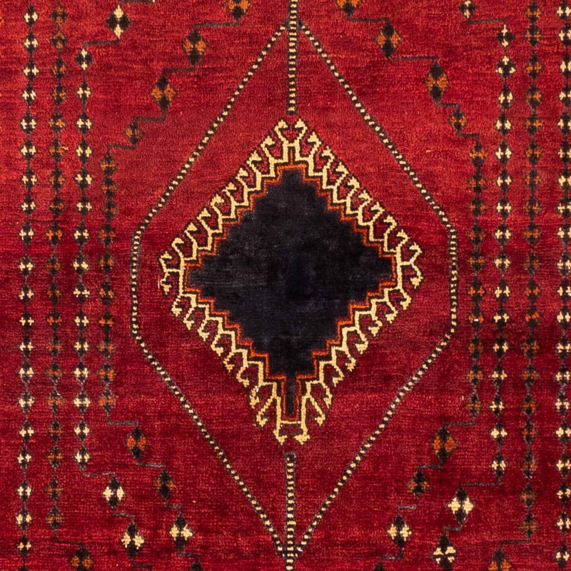 Persisk tæppe - Nomadisk - 257 x 157 cm - mørkerød