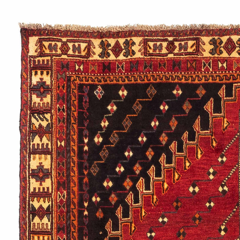 Persisk tæppe - Nomadisk - 257 x 157 cm - mørkerød
