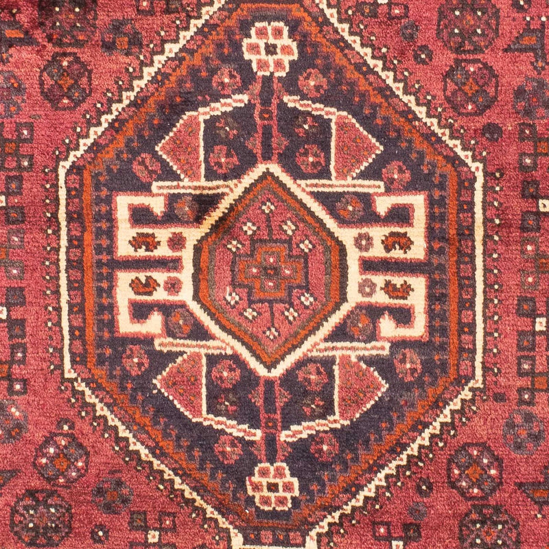 Persisk tæppe - Nomadisk - 164 x 118 cm - mørkerød