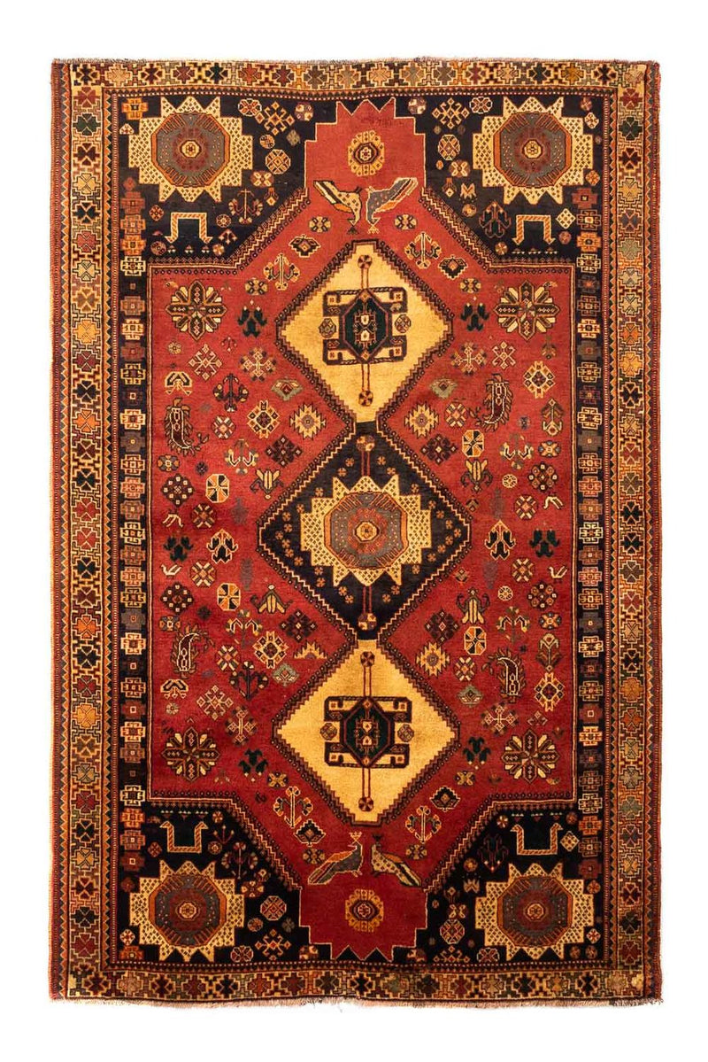 Persisk tæppe - Nomadisk - 254 x 163 cm - lysrød