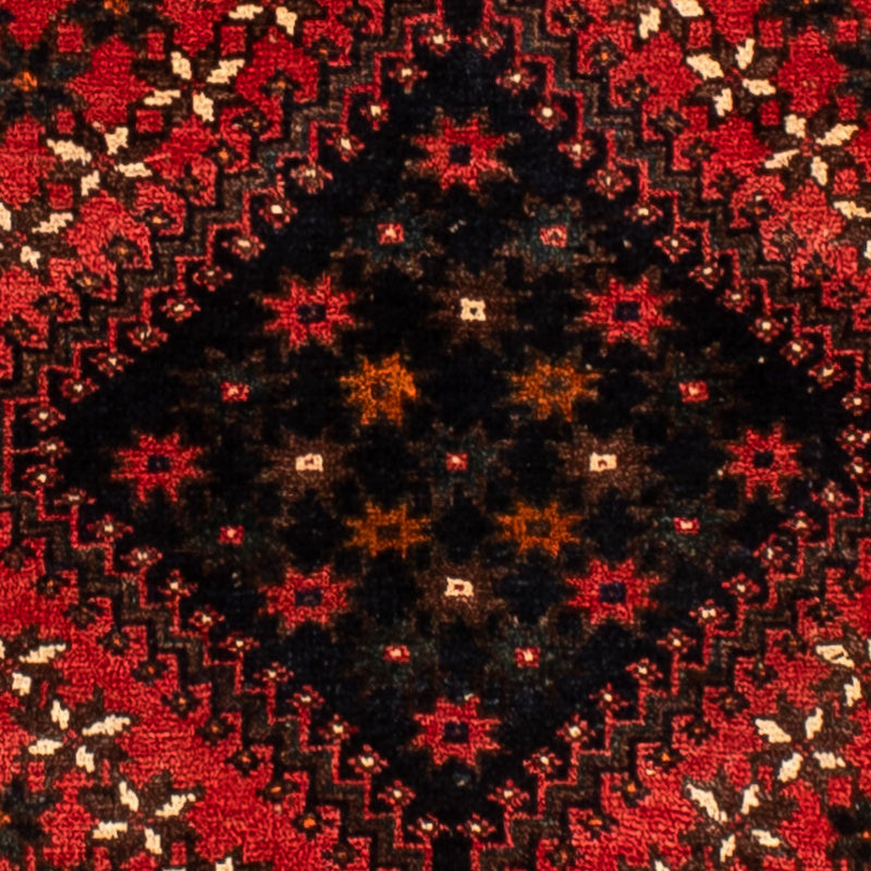 Persisk tæppe - Nomadisk - 291 x 206 cm - mørkerød