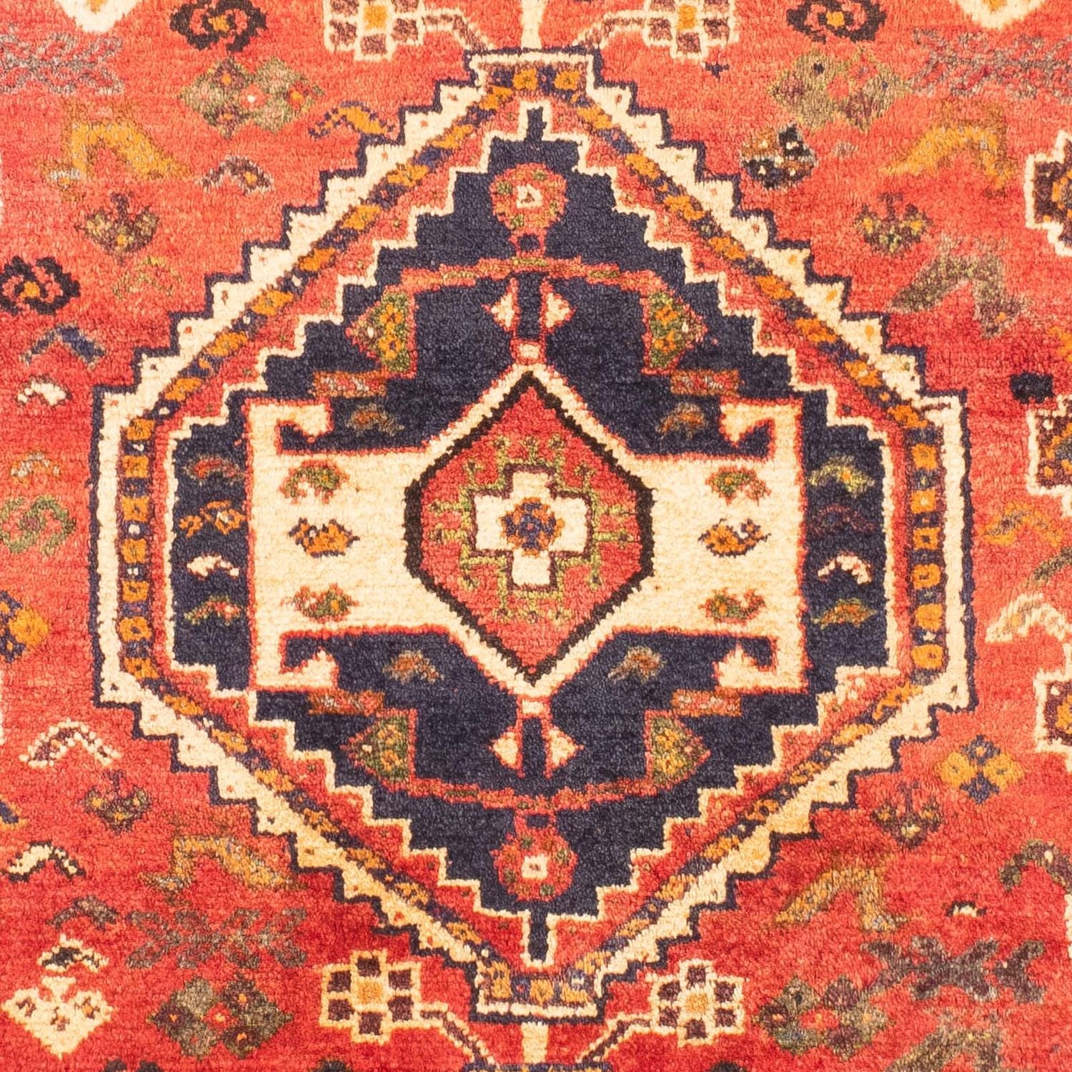 Persisk tæppe - Nomadisk - 155 x 105 cm - lysrød