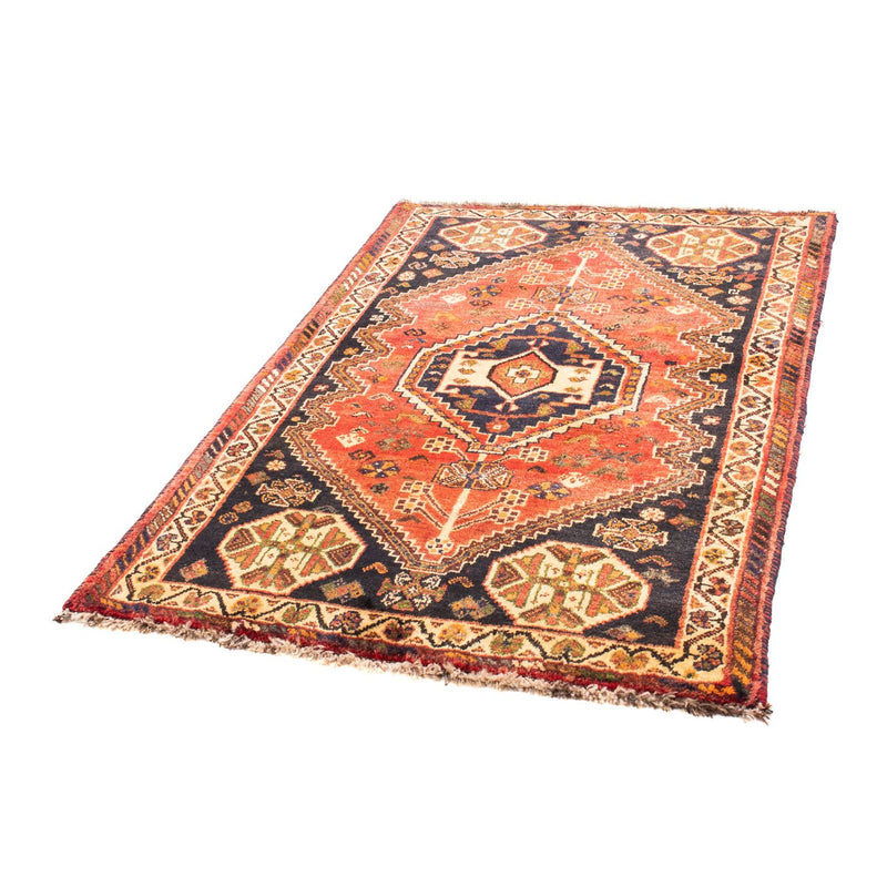 Persisk tæppe - Nomadisk - 155 x 105 cm - lysrød