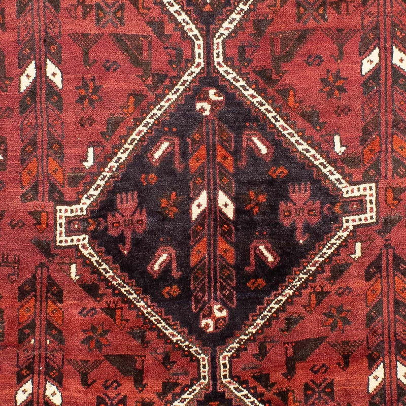 Persisk tæppe - Nomadisk - 307 x 210 cm - mørkerød