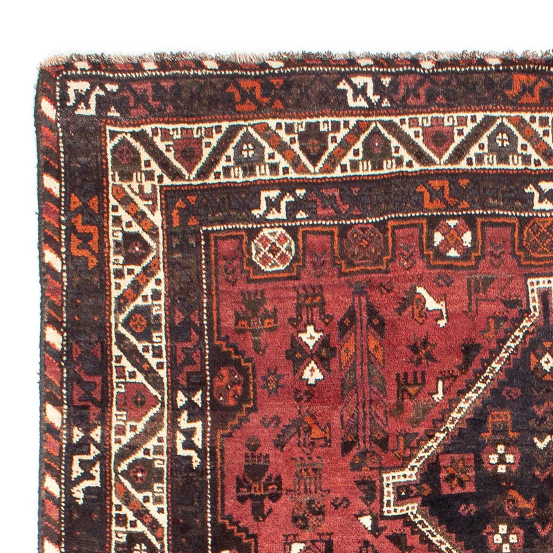 Persisk tæppe - Nomadisk - 307 x 210 cm - mørkerød