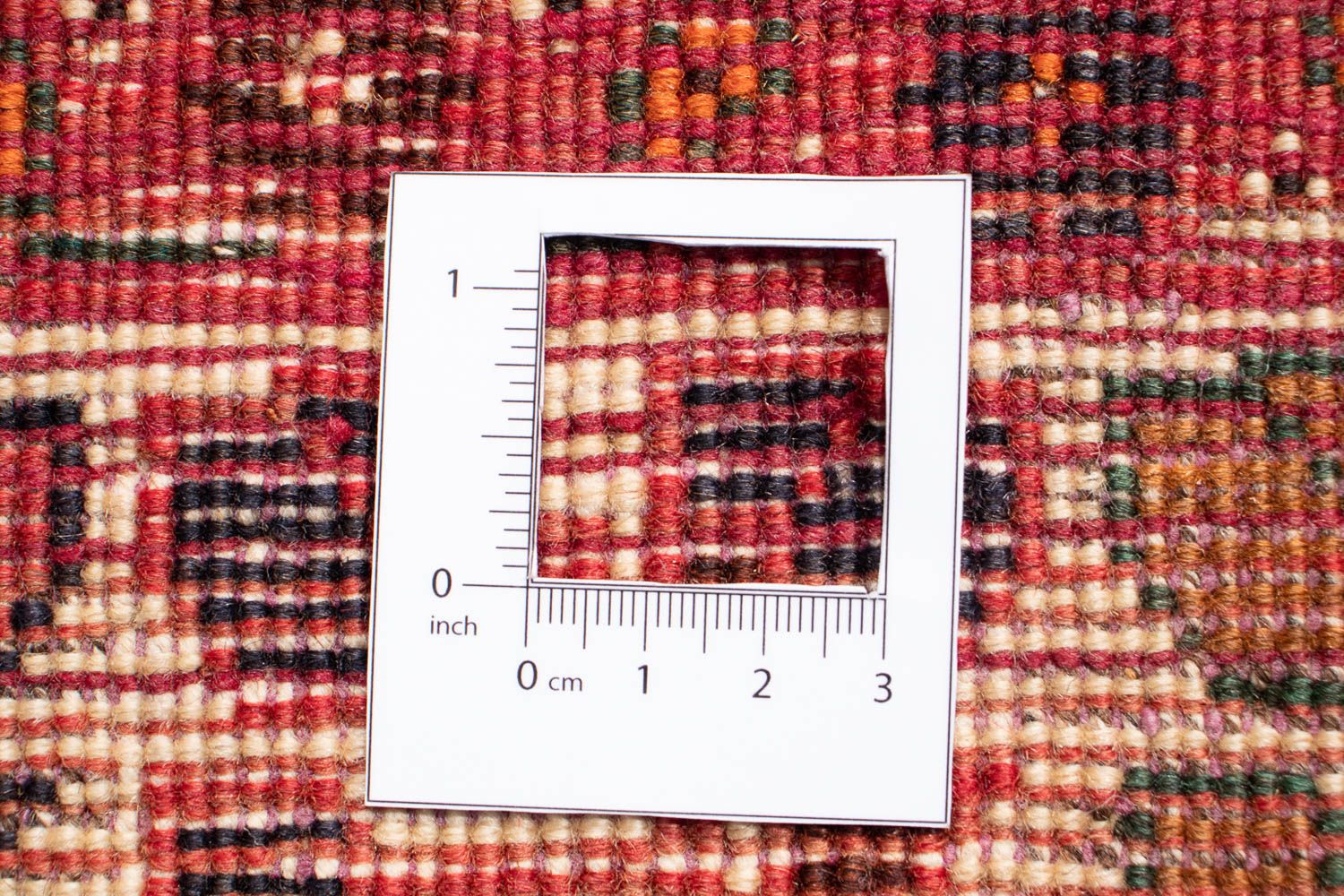 Persisk tæppe - Nomadisk - 304 x 204 cm - mørkerød