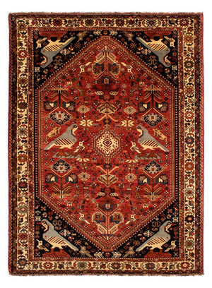 Persisk tæppe - Nomadisk - 304 x 212 cm - mørkerød