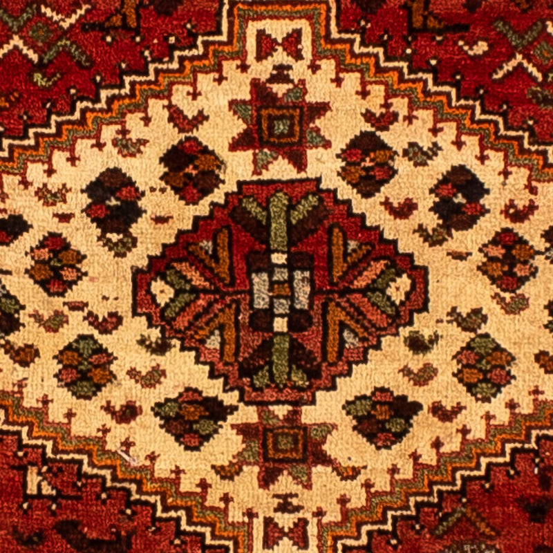 Persisk tæppe - Nomadisk - 313 x 213 cm - mørkerød