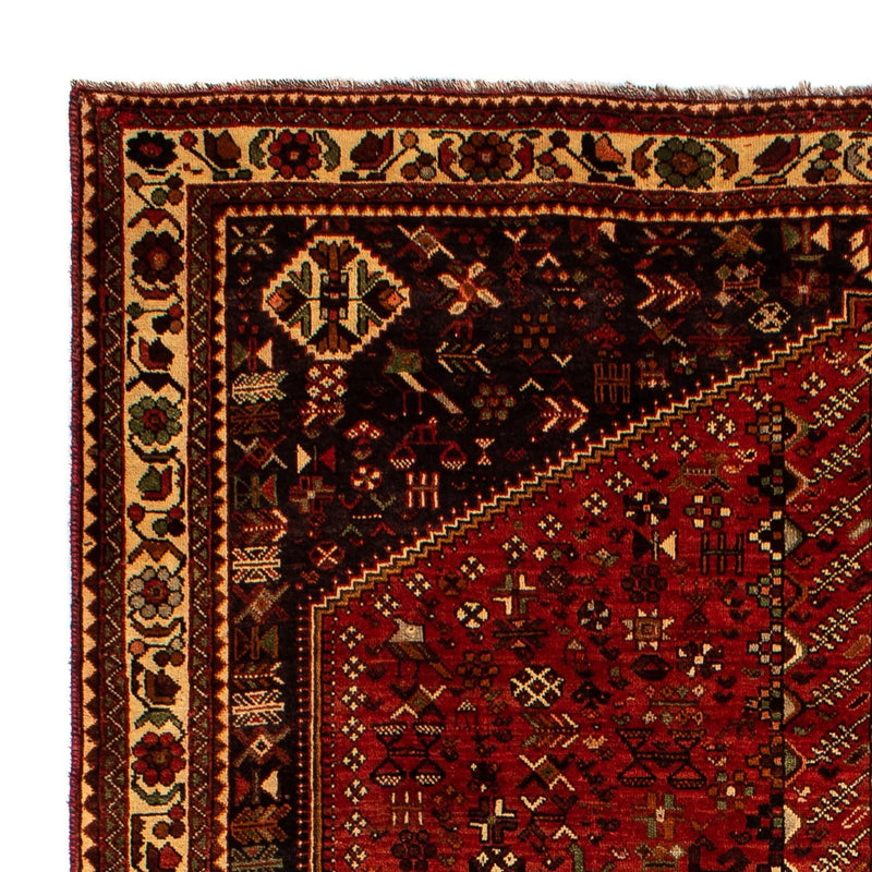 Persisk tæppe - Nomadisk - 313 x 213 cm - mørkerød