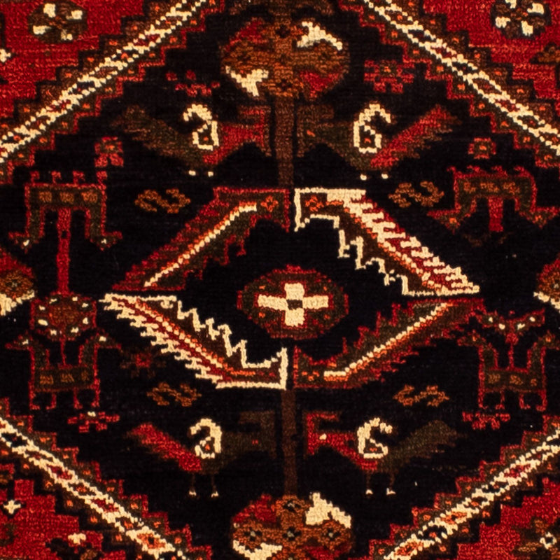 Persisk tæppe - Nomadisk - 295 x 213 cm - mørkerød