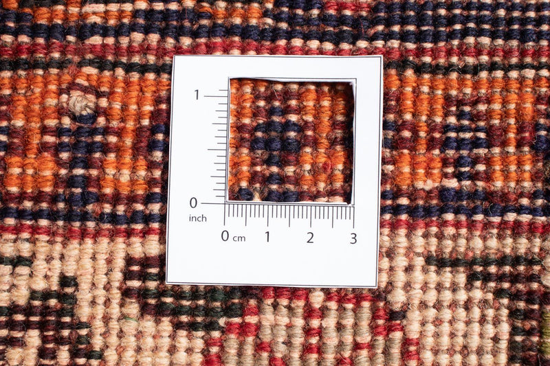 Persisk tæppe - Nomadisk - 305 x 225 cm - mørkerød