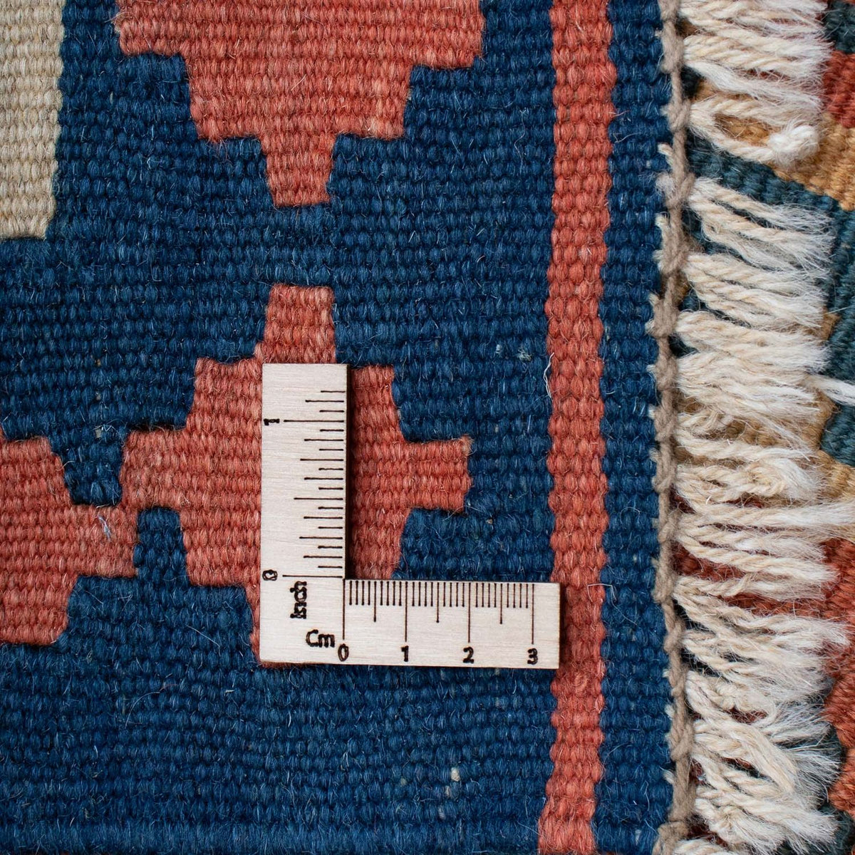 Kelim-tæppe - orientalsk - 169 x 121 cm - rust