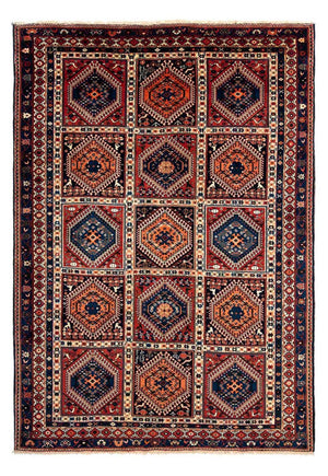 Persisk tæppe - Nomadisk - 318 x 217 cm - mørkeblå