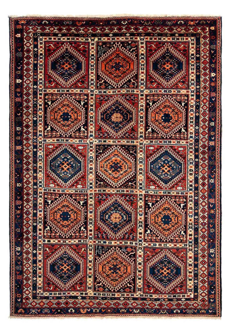 Persisk tæppe - Nomadisk - 318 x 217 cm - mørkeblå