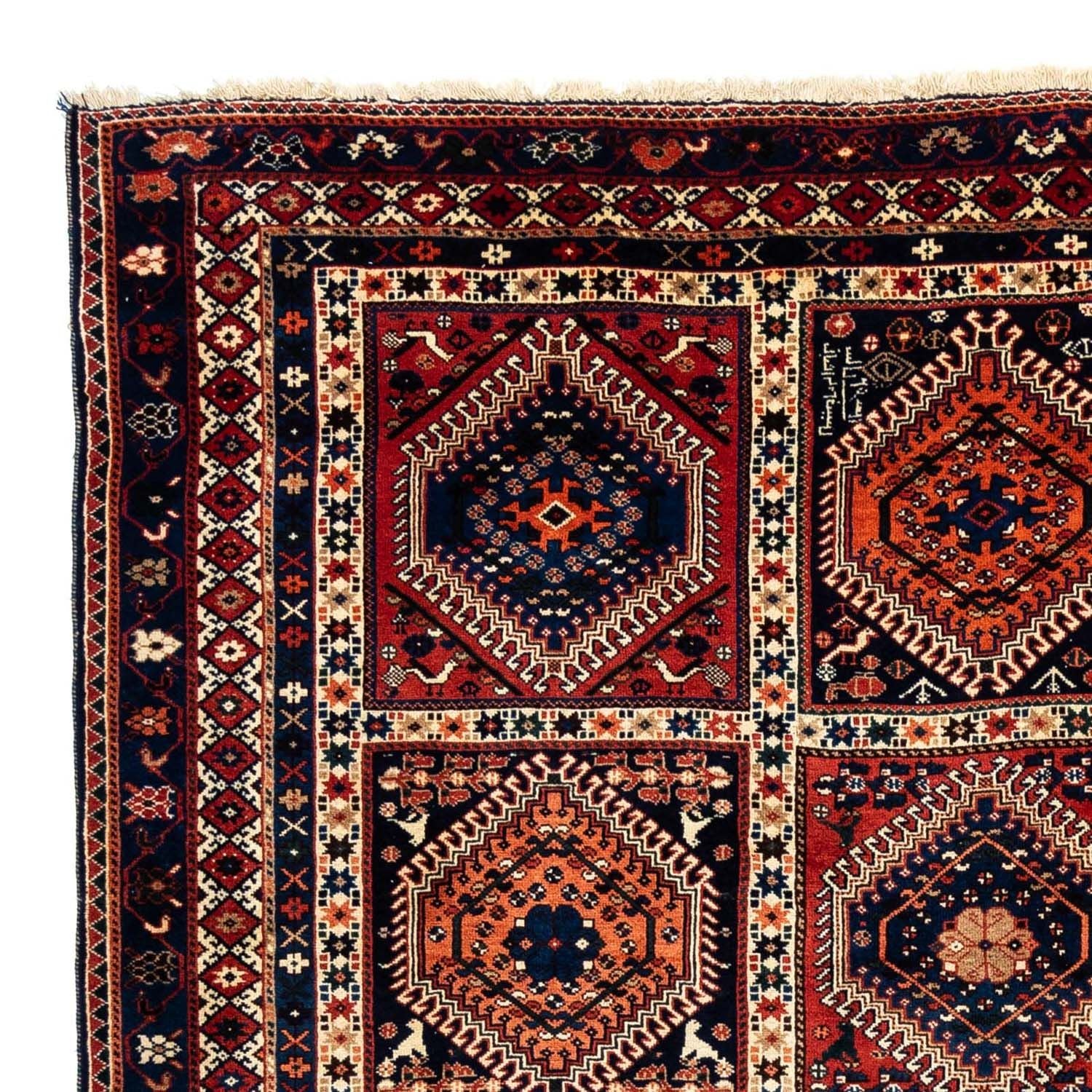 Persisk tæppe - Nomadisk - 318 x 217 cm - mørkeblå