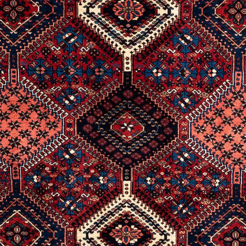 Persisk tæppe - Nomadisk - 300 x 202 cm - mørkerød