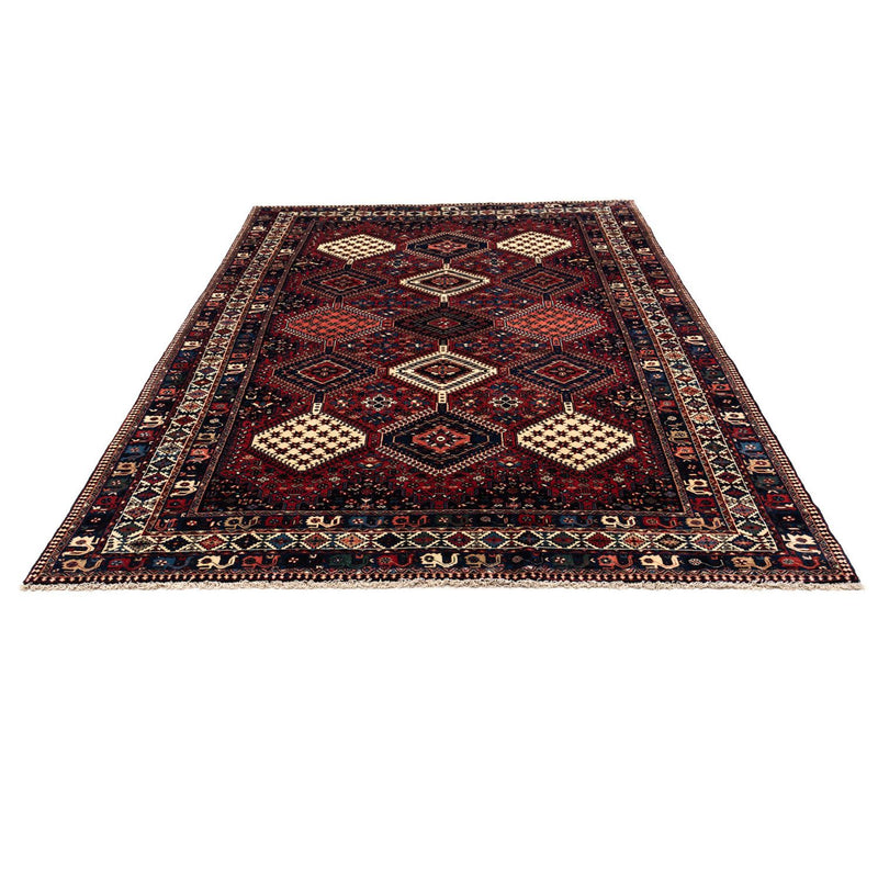 Persisk tæppe - Nomadisk - 300 x 202 cm - mørkerød