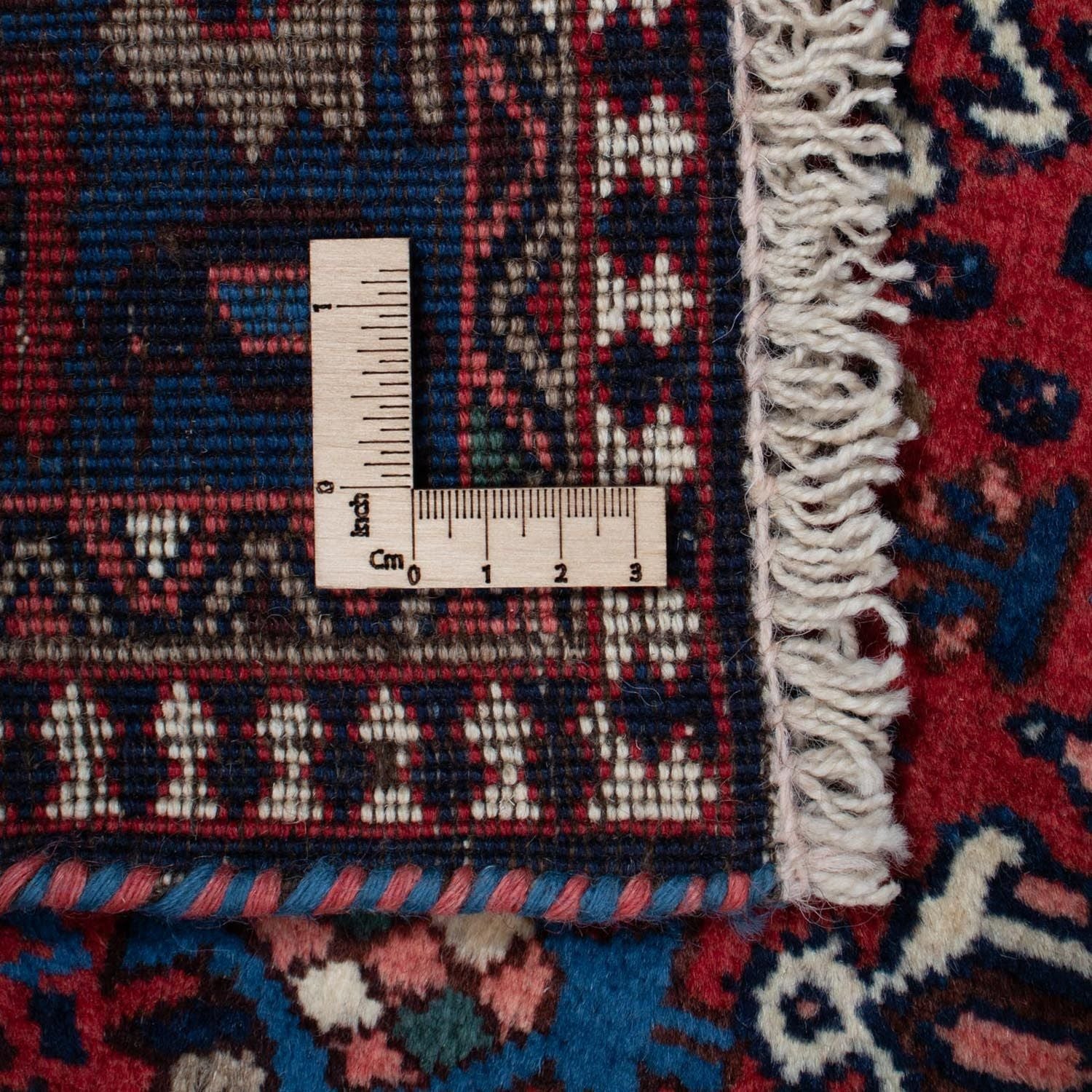 Persisk tæppe - Nomadisk - 300 x 202 cm - mørkerød
