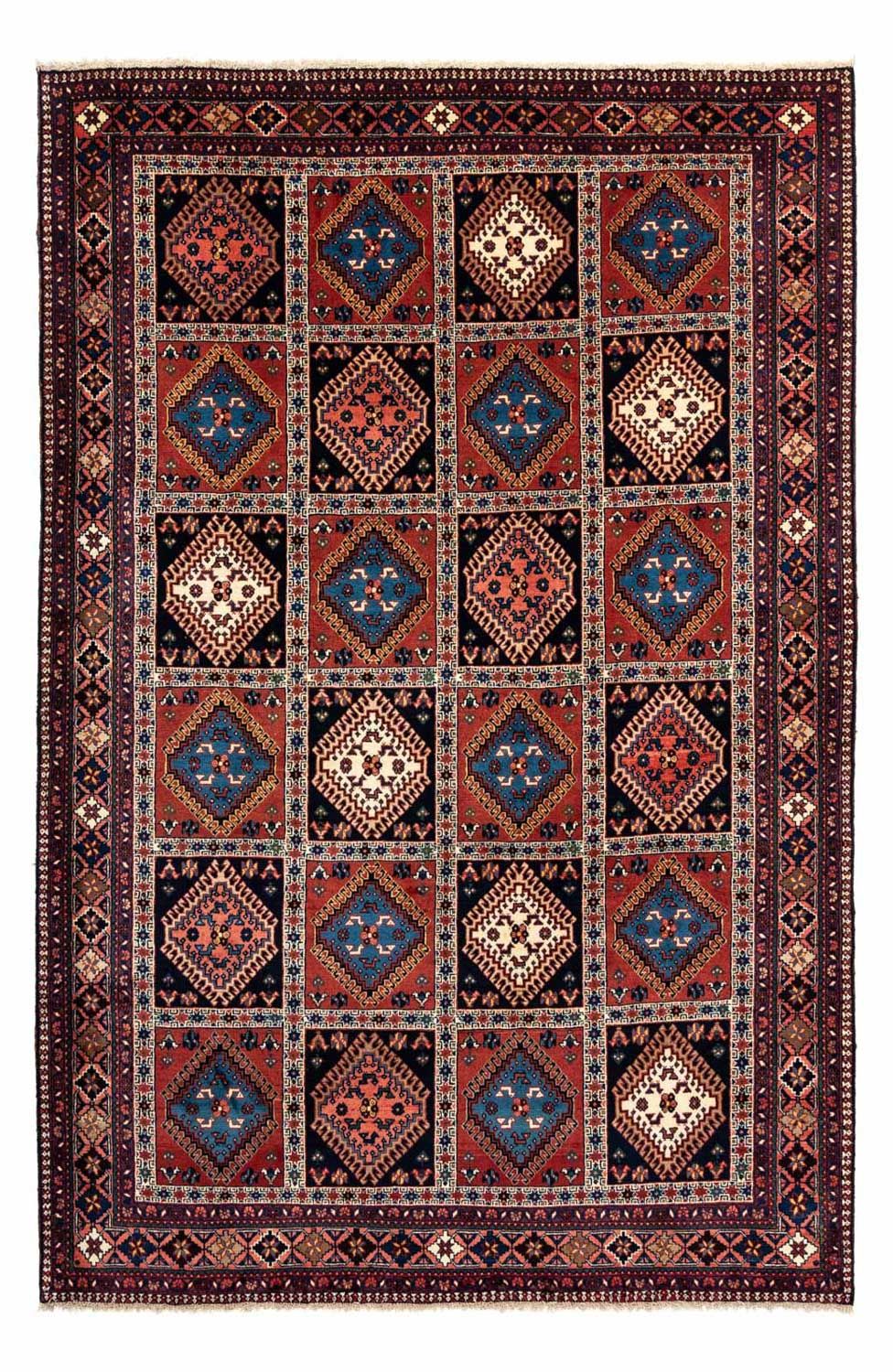 Persisk tæppe - Nomadisk - 312 x 215 cm - mørkeblå